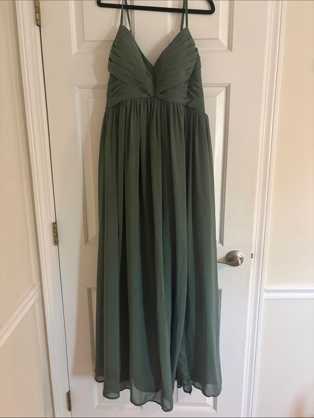 Azazie (eucalyptus) Floor Length Dress